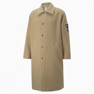 Abrigos Puma x AMI Wool Mujer Marrom Claro | 46830-NPMY