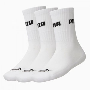Calcetines Puma Socks 3 Pack Mujer Blancos | 36591-FJQL