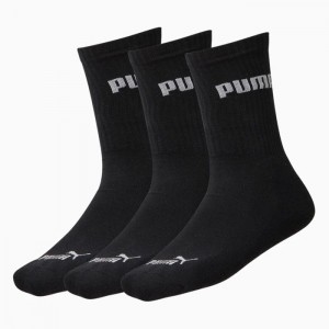 Calcetines Puma Socks 3 Pack Mujer Negros | 36710-YLTF