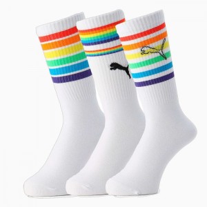 Calcetines Puma Socks - 3 Pack Mujer Blancos | 12798-EOQZ