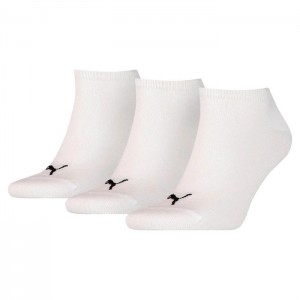 Calcetines Puma Trainer Socks 3 Pack Mujer Blancos | 70649-MIYR