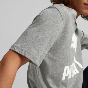 Camiseta Puma Classics Logo Mujer Grises | 29176-VEUB