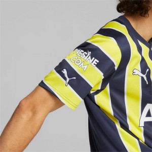 Camiseta Puma Fenerbahçe S.K. Home 22/23 Replica Hombre Azules Amarillos | 17682-TEVO