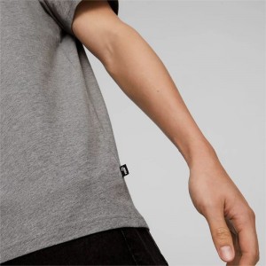 Camiseta Puma Graphics Cat Hombre Grises | 02745-AEGR