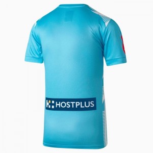 Camiseta Puma Melbourne City FC Replica Warm Up Top Hombre Azules Claro | 02194-SMTV