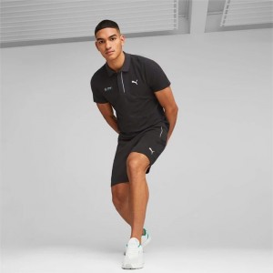 Camiseta Puma Mercedes-AMG Petronas Motorsport Polo Hombre Negros | 46957-ITNO