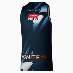 Camiseta Puma NSW Blues Replica Training Singlet Hombre Azules Oscuro Azules | 90864-MCAU