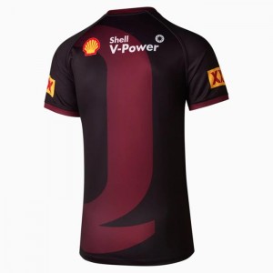 Camiseta Puma Queensland Maroons Replica Training Hombre Grises | 45362-GLZB