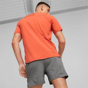 Camiseta Puma SEASONS coolCELL Trail Running Hombre Rojos | 46209-EQGU