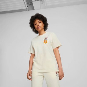 Camiseta Puma x LIBERTY Graphic Tee Mujer Pristine | 91830-EHGL