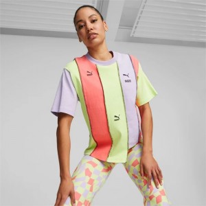 Camiseta Puma x THE RAGGED PRIEST Tee Mujer Lily Pad | 72098-OSFX