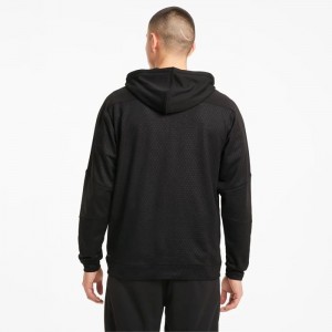 Chamarras Puma Activate Full-Zip Training Hombre Negros | 91457-JKTC
