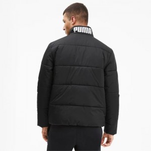 Chamarras Puma ESS+ Padded Hombre Negros | 24031-XVKU