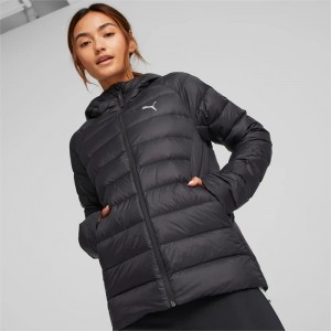 Chamarras Puma PackLITE Down Mujer Negros | 74596-UOLT