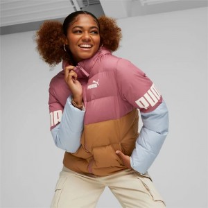 Chamarras Puma Power Down Puffer Mujer Morados | 34769-ALRO