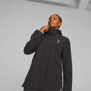 Chamarras Puma SEASONS stormCELL SympaTex® Hiking Mujer Negros | 16058-ZHUJ