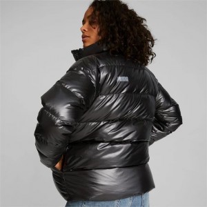Chamarras Puma Style Down Puffer Mujer Negros | 72483-LFVB