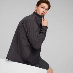 Chamarras Puma Train CLOUDSPUN Full-Zip Training Hombre Negros | 06134-TJOH