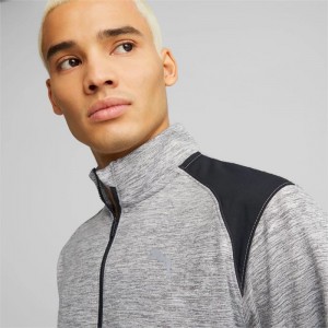 Chamarras Puma Train CLOUDSPUN Full-Zip Training Hombre Grises | 61879-EDHR