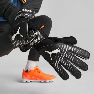 Equipo Puma ULTRA Grip 4 RC Goalkeeper Gloves Mujer Negros Blancos | 60294-LERA