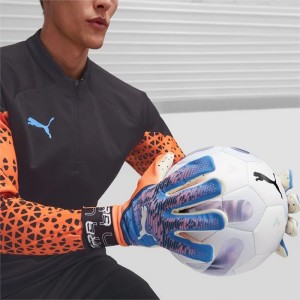 Equipo Puma ULTRA Ultimate 1 Negative Cut Football Goalkeeper's Gloves Hombre Naranjas Azules | 70416-HDPG
