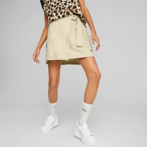 Falda Puma DOWNTOWN Mujer Granola | 31954-QLHY