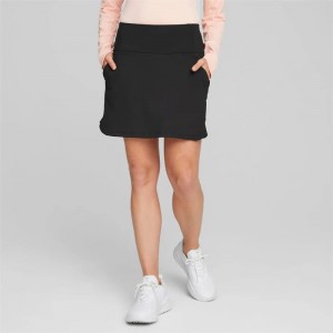 Falda Puma PWRMESH Golf Mujer Negros | 63780-PBYT