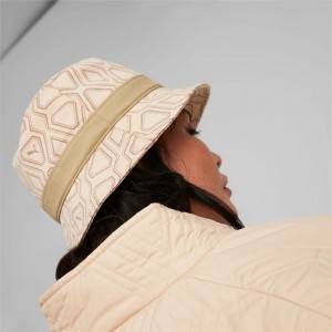Gorras Puma Luxe Sport Bucket Mujer Marrom Claro | 76149-XYBD