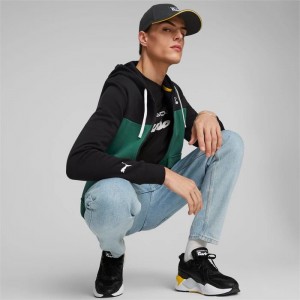 Gorras Puma Porsche Legacy Trucker Hombre Negros | 28049-EMXB