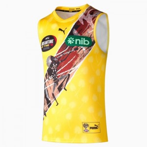 Guernseys Puma Richmond Football Club Replica Dreamtime Mujer Negros Amarillos | 37521-GULP
