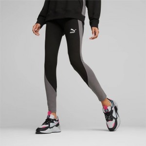 Leggins Puma Classics Block Mujer Negros | 27358-EICD