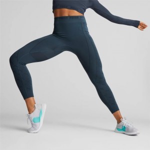 Leggins Puma EVOKNIT 7/8 Mujer Azules | 35607-OVFC