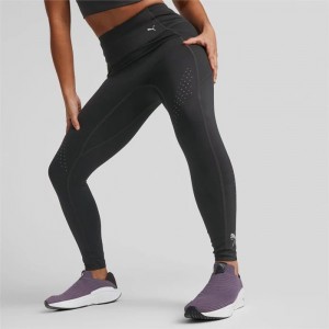 Leggins Puma Forever Luxe 7/8 Training Mujer Negros | 79812-PNTA