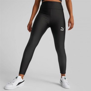Leggins Puma T7 High Waist Mujer Negros | 93765-VAJL