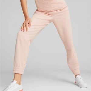 Pantalon Puma Essentials+ Embroidery Mujer Rosas | 45971-EVGC