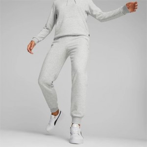Pantalon Puma Essentials+ Mujer Grises Claro | 01793-TDAN