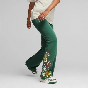 Pantalon Puma x LIBERTY Flared Mujer Vine | 09417-BWYT