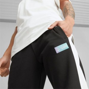 Pantalon Puma x SPONGEBOB T7 Track Hombre Negros | 24650-UJFL