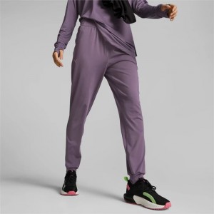 Ropa Deportiva Puma Modest Activewear Training Pants Mujer Morados Grises | 02143-XJYF