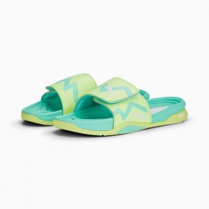 Sandalias Puma Dream Nitro Future Hombre Amarillos Blancos | 45268-MSFO