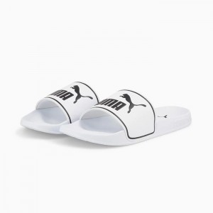 Sandalias Puma Leadcat 2.0 Hombre Blancos Negros | 24385-ISVM
