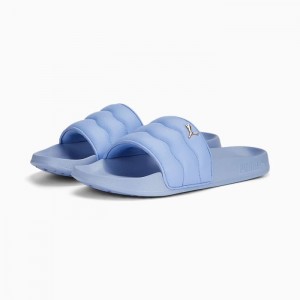 Sandalias Puma Leadcat 2.0 Puffys Mujer Lavanda Metal Dorados | 04197-JKML