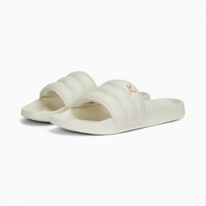 Sandalias Puma Leadcat 2.0 Puffys Mujer Metal Dorados | 40219-KZUM