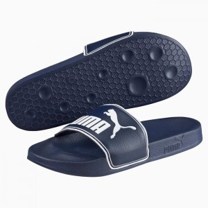 Sandalias Puma Leadcat Mujer Azul Marino Blancos | 52140-SEXK