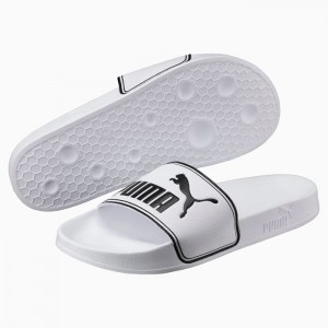 Sandalias Puma Leadcat Mujer Blancos Negros | 05421-ZODT