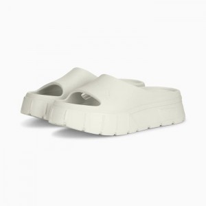 Sandalias Puma Mayze Stack Injex Mujer Blancos | 08493-PWSA