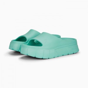 Sandalias Puma Mayze Stack Injex Mujer Verde Menta | 06512-MFGD