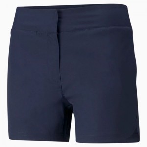 Short Puma Bahama Golf Mujer Azul Marino | 50416-YXLK