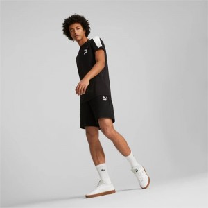 Short Puma Classics Pintuck 8" Hombre Negros | 97840-BCGA