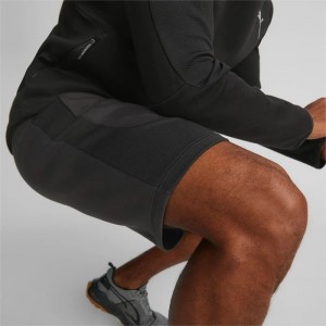 Short Puma EVOSTRIPE Hombre Negros | 47928-CYLQ